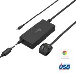 j5create JUP2290C-FN 100W PD USB-CÂ® Super Charger - UK, Black, includes 1.2 m cable