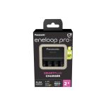 Panasonic ENELOOP BQ-CC55 UK Plug-in Charger with 4x AA 2500mAh Rechargeable Batteries