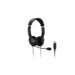 Kensington HiFi USB Headphones with Mic and Volume Control Buttons