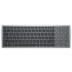 DELL KB740 keyboard Office RF Wireless + Bluetooth QWERTY Nordic Grey, Black