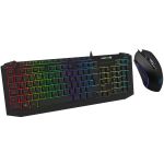 GAMEMAX Pulse 2in1 Kit 7 Colour RGB Wired Gaming Keyboard with Pulsing Mouse
