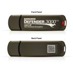 iStorage Kanguru Defender3000 FIPS 140-2 Certified Level 3, SuperSpeed USB 3.0 Secure Flash Drive, 1