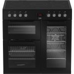 Beko KDVC90K 90cm Double Oven Range Cooker with 5 Zone Ceramic Hob