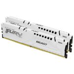 Kingston Technology FURY Beast 32GB 6800MT/s DDR5 CL34 DIMM (Kit of 2) White XMP