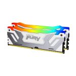 Kingston Technology FURY 48GB 8400MT/s DDR5 CL40 CUDIMM (Kit of 2) Renegade RGB White XMP