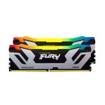 Kingston Technology FURY 48GB 8800MT/s DDR5 CL42 CUDIMM (Kit of 2) Renegade RGB Silver