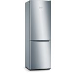 Bosch Serie 2 KGN33NLEBG fridge-freezer Freestanding 282 L E Stainless steel
