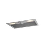 Smeg KI52E3 cooker hood Built-in Silver 335 m³/h