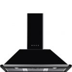 Smeg KT100BLE cooker hood Wall-mounted Black 787 m³/h