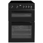 Beko KTC611K 60cm Twin Cavity Electric Cooker