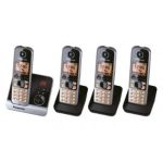 Panasonic KX-TG6724 DECT telephone Black Caller ID