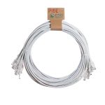 Cablenet 2m Cat6 RJ45 White U/UTP LSOH 24AWG Snagless Booted Patch Lead (PK10)
