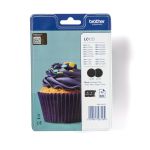 Brother LC-123BKBP2DR Ink cartridge black twin pack Blister, 2x600 pages ISO/IEC 24711 Pack=2 for Brother DCP-J 132/MFC-J 4510/MFC-J 6920