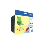 Brother LC-229XLVALBPDR Ink cartridge multi pack Bk,C,M,Y Blister with security 2400pg + 3x1200pg Pack=4 for Brother MFC-J 5320