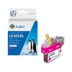 CTS Wholesale Comp Brother LC422XLM High Capacity Magenta Ink Cartridge 19ml