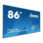 iiyama LE8640UHS-B1 signage display 2.17 m (85.6") LED 4K Ultra HD Digital signage flat panel Black