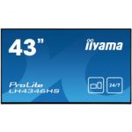 iiyama LH4346HS-B1 signage display 108 cm (42.5") LED Full HD Digital signage flat panel Black