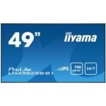iiyama LH4982SB-B1 signage display 124.5 cm (49") LED Full HD Black