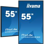 iiyama LH5541UHS-B2 Signage Display Kiosk design 138.7 cm (54.6") LCD 500 cd/m² 4K Ultra HD Black B