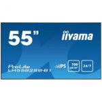 iiyama LH5582SB-B1 signage display 138.7 cm (54.6") LED Full HD Digital signage flat panel Black