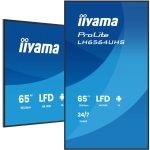 iiyama 65" 4K UHD Most powerful professional digital signage display with advanced control and connectivity options