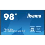 iiyama PROLITE Digital signage flat panel 2.48 m (97.5") 500 cd/mÂ² 4K Ultra HD Black Built-in processor Android 8.0 24/7