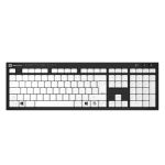 Logickeyboard LKB-BRAILLE-BJPU-UK keyboard Medical USB QWERTY English Black, White