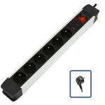 LOGON PROFESSIONAL 6-WAY POWER STRIP + SURGE