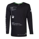 Microsoft Xbox Ready to Play Long Sleeved Shirt, Male, Medium, Black (LS271133XBX-M)