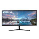 Samsung S34J552WQU 86.6 cm (34.1") 3440 x 1440 pixels Quad HD Black