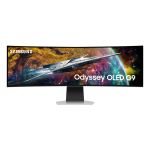 Samsung G95SC computer monitor 124.5 cm (49") 5120 x 1440 pixels Dual QHD OLED Silver