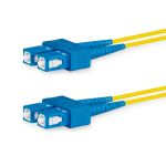 Lanview LVO231380 fibre optic cable 10 m 2x SC OS2 Yellow