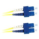 Lanview LVO231386 fibre optic cable 2 m 2x SC OS2 Yellow