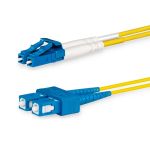 Lanview LVO231494 fibre optic cable 5 m 2x LC 2x SC OS2 Yellow