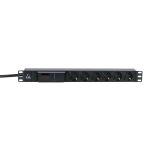 Lanview LVR261876S power distribution unit (PDU) 6 AC outlet(s) 1U Black