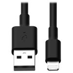 Eaton Tripp Lite M100-10N-BK-10 USB-A to Lightning Sync/Charge Cable, MFi Certified - Black, M/M, USB 2.0,