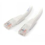 StarTech.com 10 ft Cat5e White Molded RJ45 UTP Cat 5e Patch Cable - 10ft Patch Cord