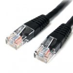 StarTech.com 3 ft Black Molded Category 5e (350 MHz) UTP Patch Cable networking cable 0.91 m
