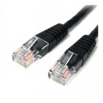 StarTech.com 6 ft Cat5e Black Molded RJ45 UTP Cat 5e Patch Cable - 6ft Patch Cord