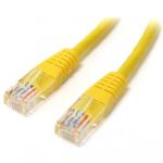 StarTech.com 6 ft Cat5e Yellow Molded RJ45 UTP Cat 5e Patch Cable - 6ft Patch Cord