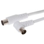Maplin RF Male to RF Male Connector TV Aerial Right Angle  Connector Coaxial Cable 5m