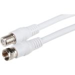 Maplin MAVFF002-030 coaxial cable 3 m F Plug White