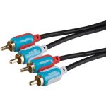 Maplin MAVRC003-015 audio cable 1.5 m 2 x RCA Multicolour