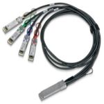 Mellanox Technologies MCP7F00-A005R26L fibre optic cable 5 m QSFP28 4x SFP28 LSZH Black