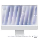 Apple iMac 24-inch with Retina 4.5K display, Nano-texture glass: M4 chip with 10?core CPU and 10?core GPU, 256GB SSD, 16GB - Silver