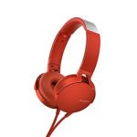 Sony MDR-XB550AP Headset Head-band Red