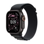 Apple Watch Ultra 3 GPS + Cellular 49mm Black Titanium Case with Black Alpine Loop - Medium