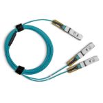 Mellanox Technologies MFA7A20-C010 fibre optic cable 10 m QSFP28 2x QSFP28 Blue