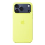 Apple iPhone 17 Pro Max Silicone Case with MagSafe – Neon Yellow