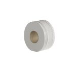 SIRIUS 2 ply white mini jumbo toilet rolls packed 12x150m 60mm core 77 cases per pallet